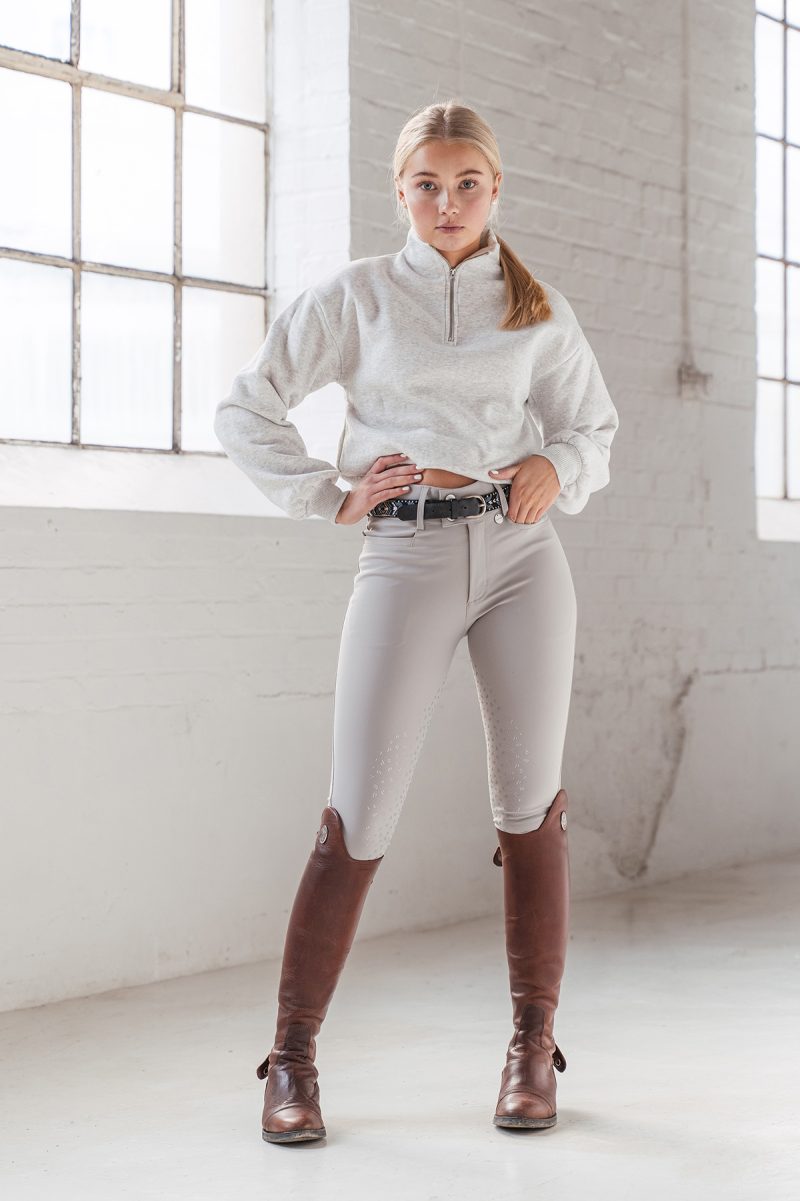 Nellie Breeches Bling, Grey Drizzle