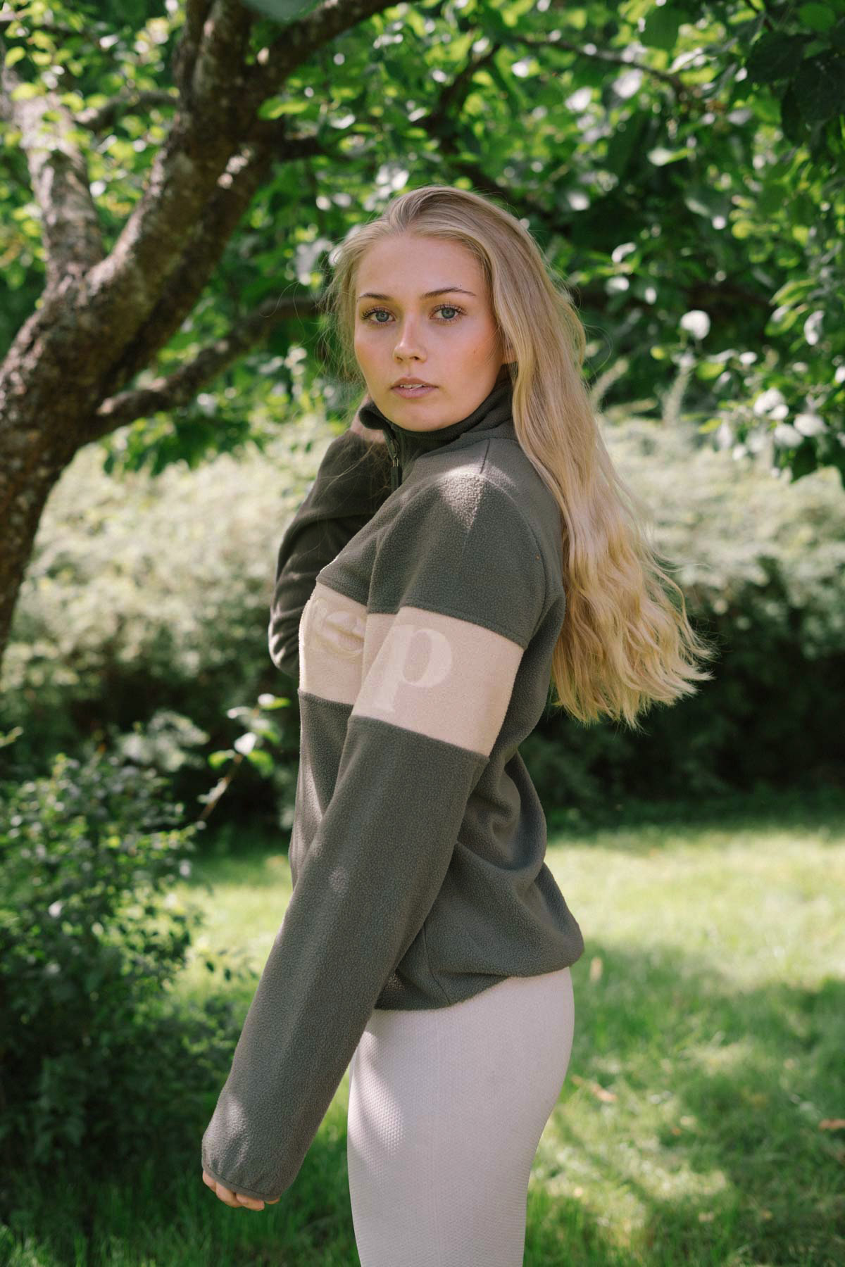 Alix Sage/Crème, Fleece