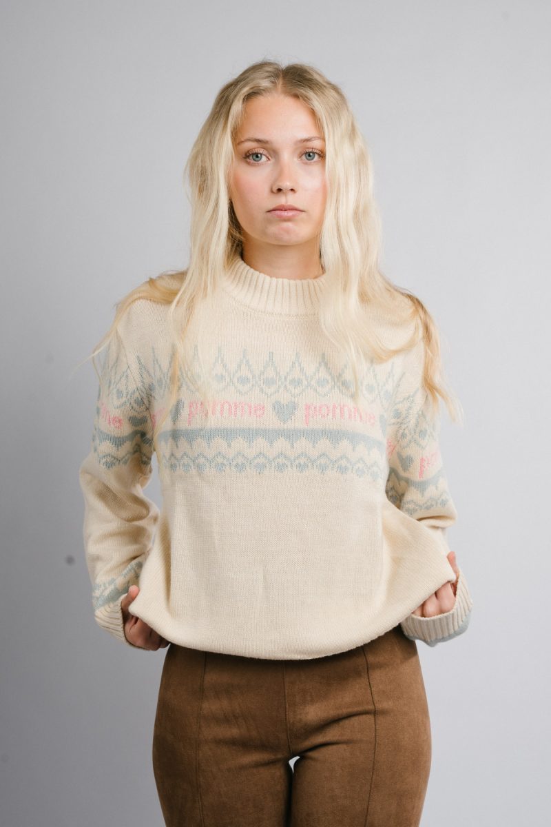 Kiara Striksweater, Creme
