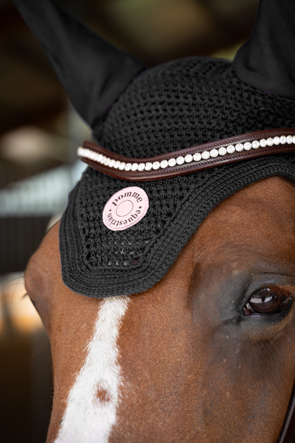 Bonnet anti-mouches, noir