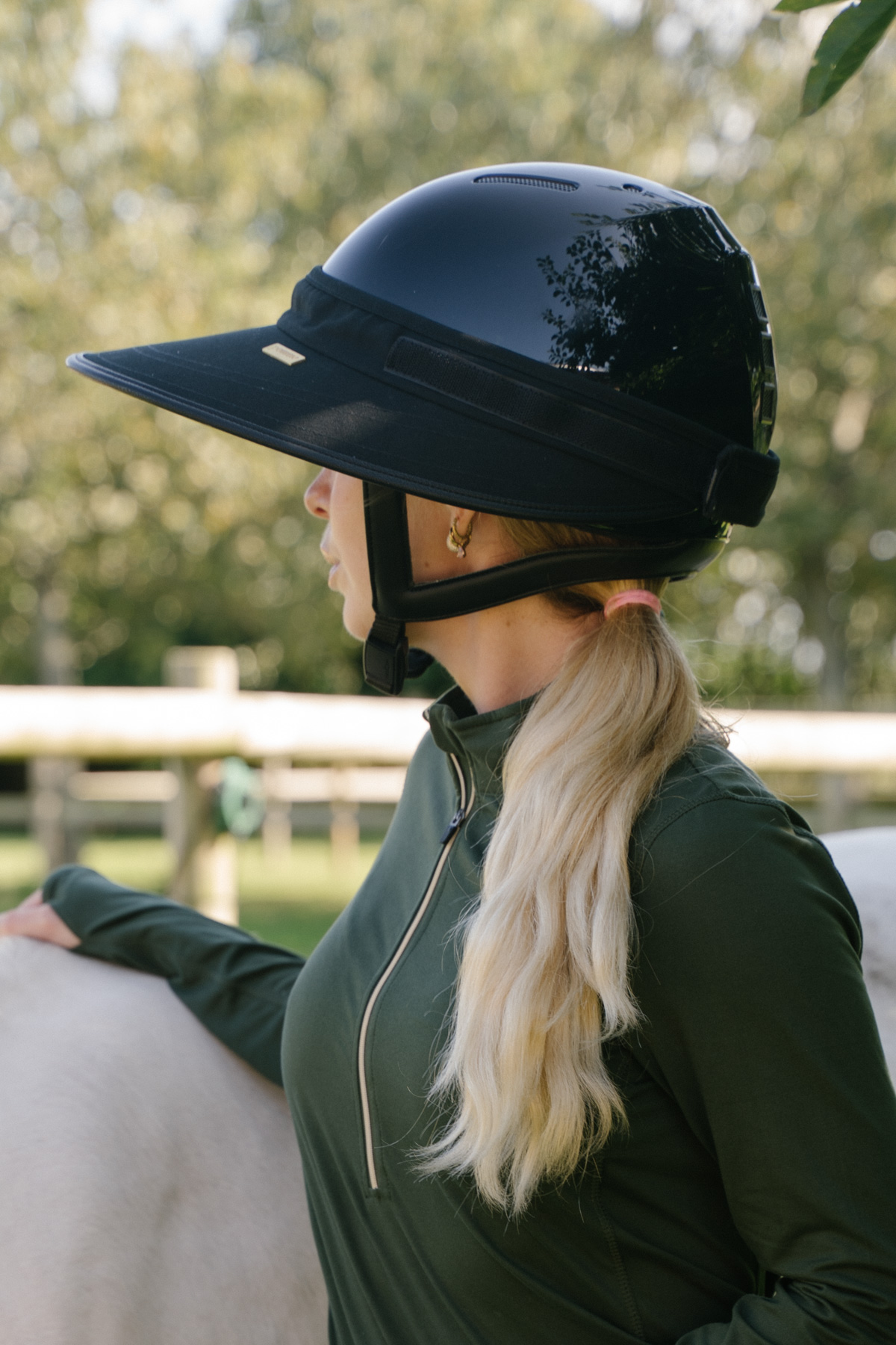 Visière de casque Willow, noire - Taille unique