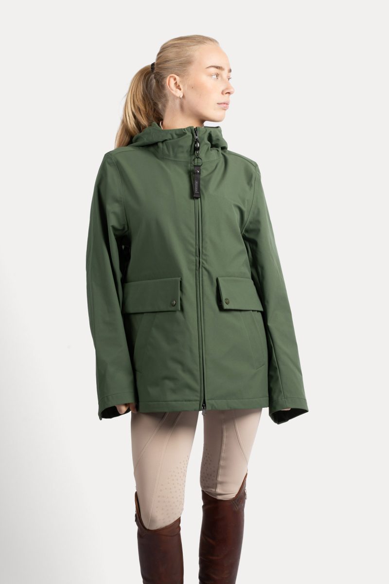 Lova Parkas Short Jacket, Green Forest