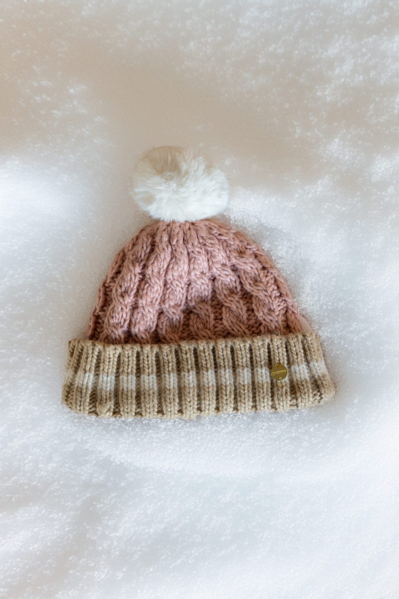 Lily Mössa Onesize, Rosa/Creme