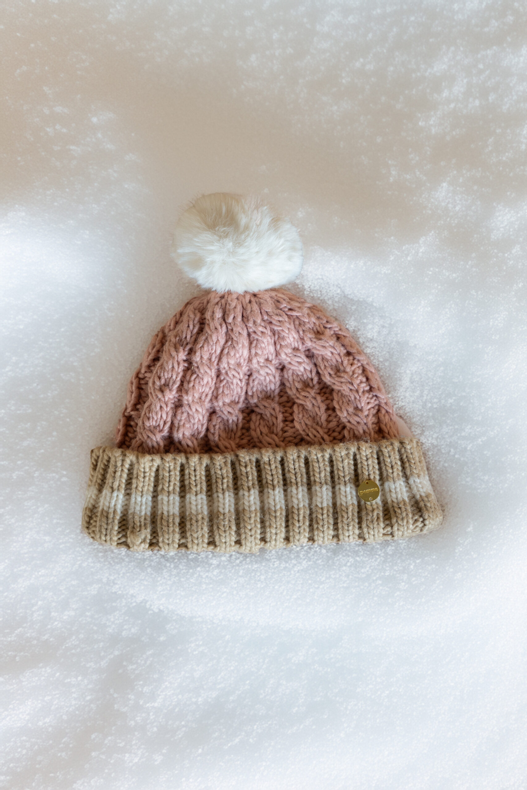 Lily Mössa Onesize, Rosa/Creme