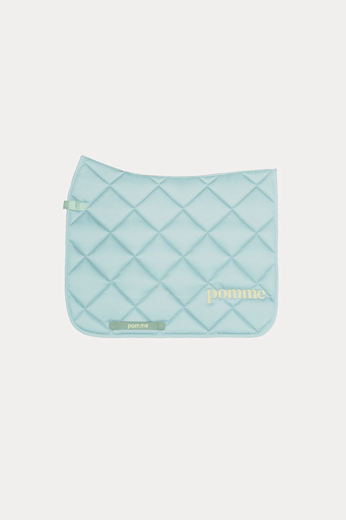 Pomme Saddle Pad Dressage, Light Green/Cornhusk