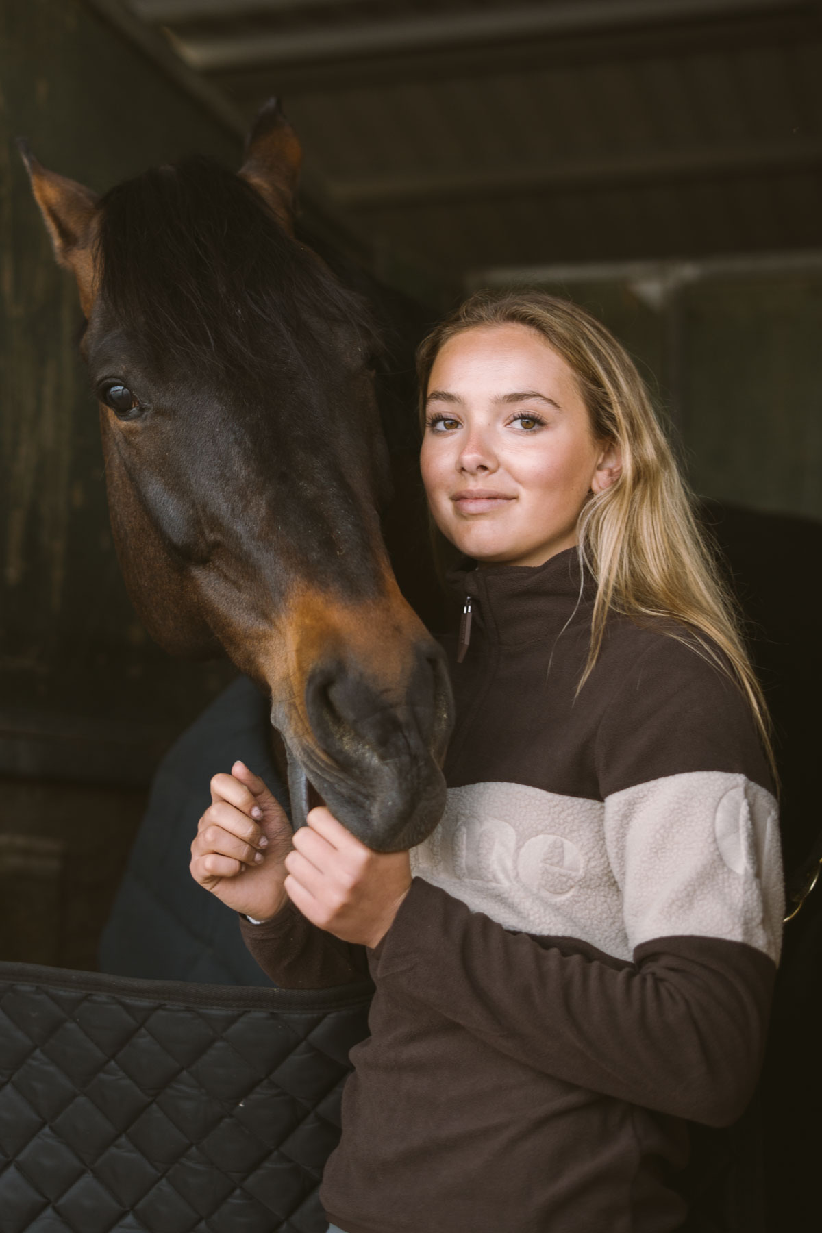 Alix Chocolat Brun/Camel, Polaire