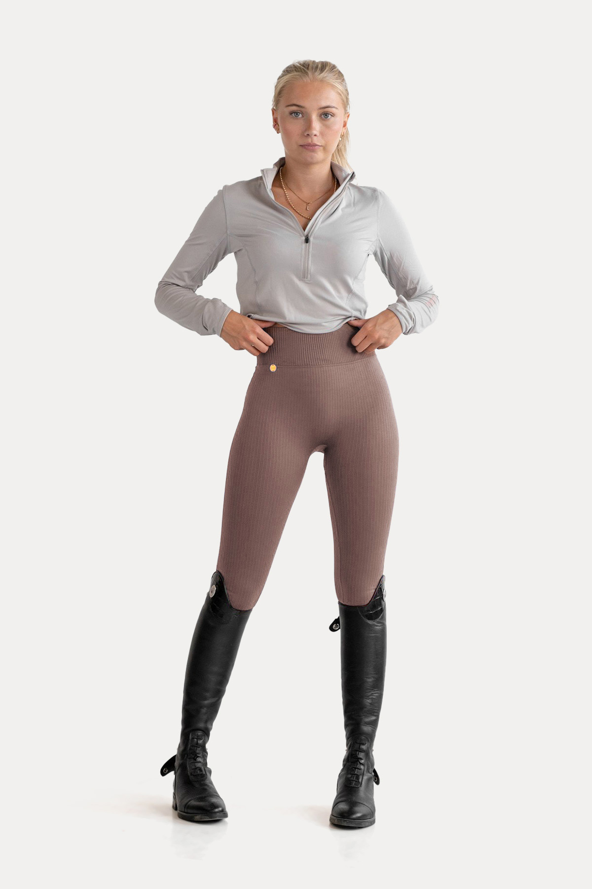 Wendy Deep Taupé, Riding Leggings